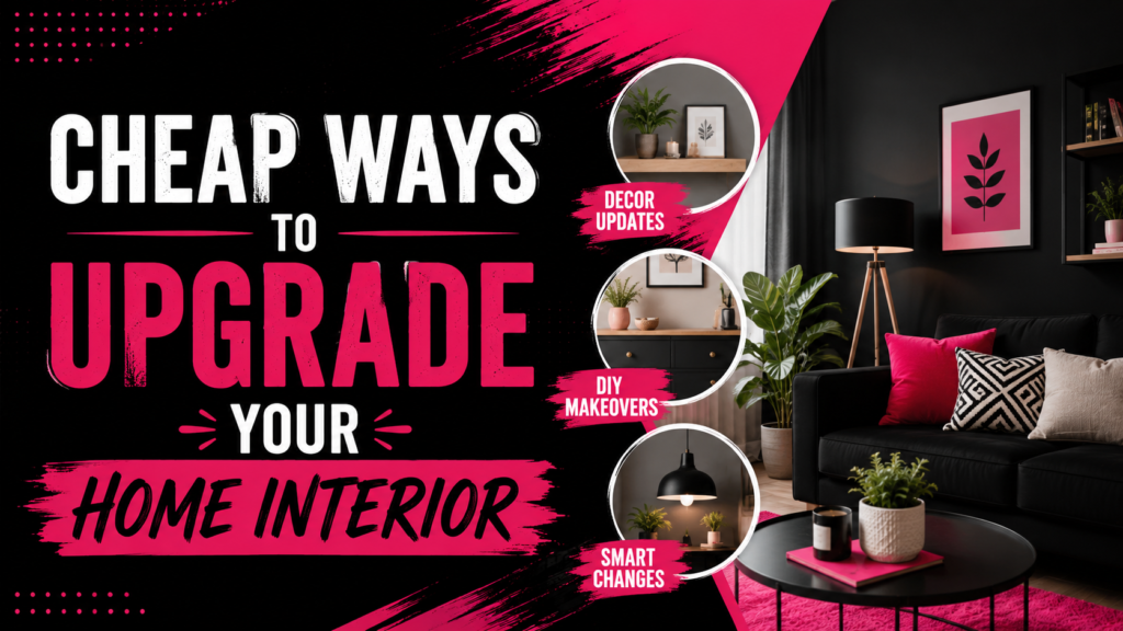 Cheap Ways to Upgrade Your Home Interior