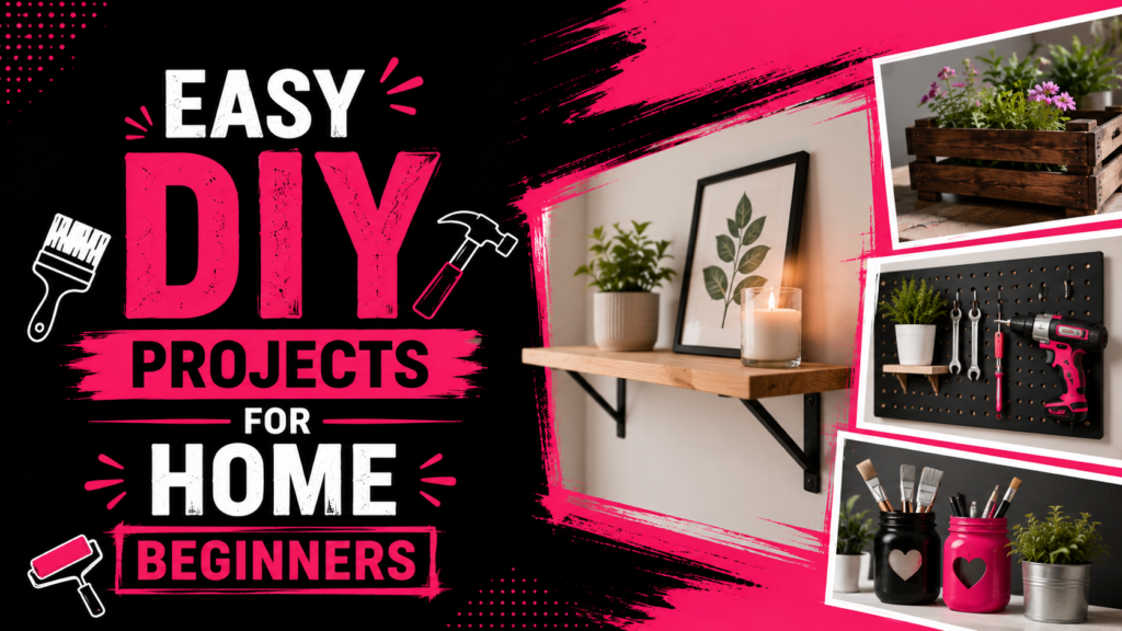 Easy DIY Projects for Home Beginners